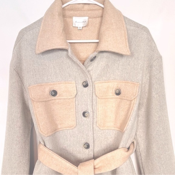 LINE & DOT Harrison Wool Belted Jacket XS - Picture 7 of 14